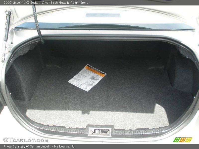 Silver Birch Metallic / Light Stone 2007 Lincoln MKZ Sedan