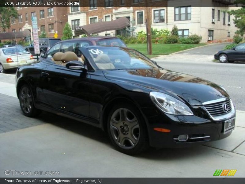 Black Onyx / Saddle 2006 Lexus SC 430