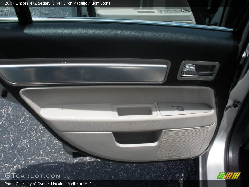 Silver Birch Metallic / Light Stone 2007 Lincoln MKZ Sedan