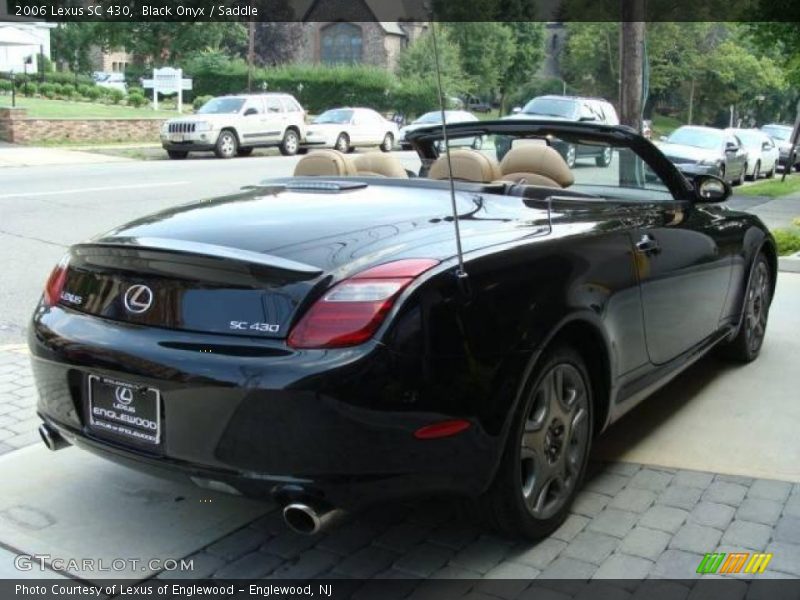 Black Onyx / Saddle 2006 Lexus SC 430