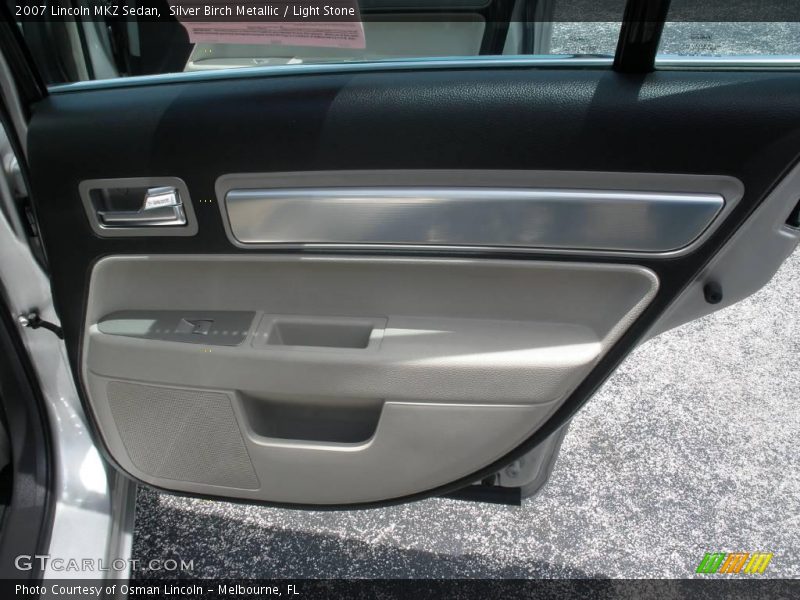 Silver Birch Metallic / Light Stone 2007 Lincoln MKZ Sedan