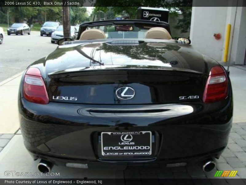 Black Onyx / Saddle 2006 Lexus SC 430