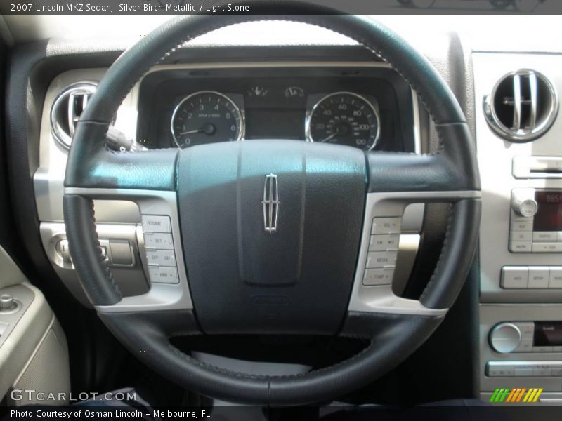 Silver Birch Metallic / Light Stone 2007 Lincoln MKZ Sedan