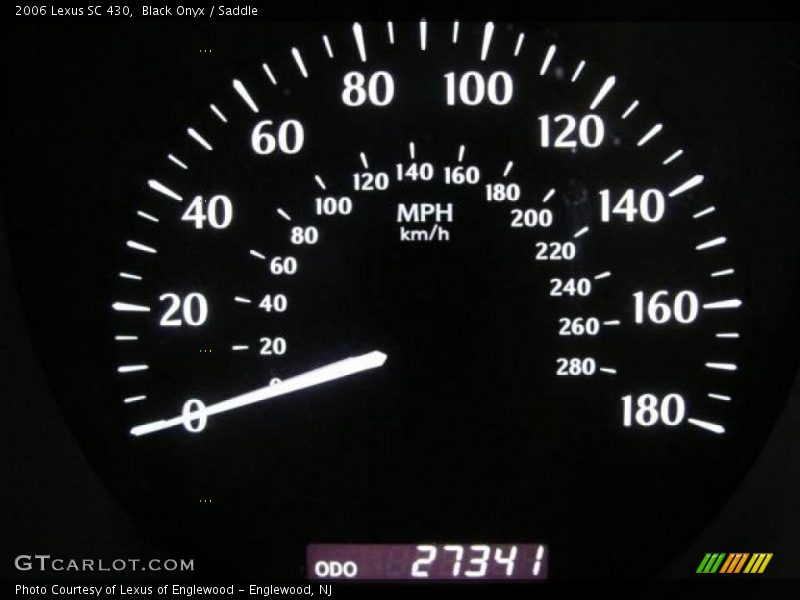 Black Onyx / Saddle 2006 Lexus SC 430