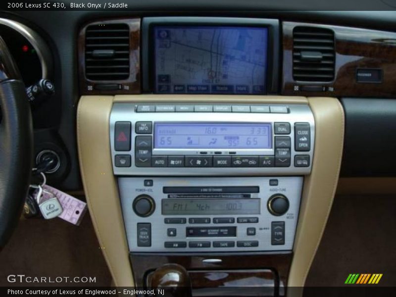 Black Onyx / Saddle 2006 Lexus SC 430