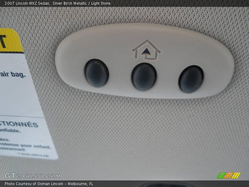 Silver Birch Metallic / Light Stone 2007 Lincoln MKZ Sedan