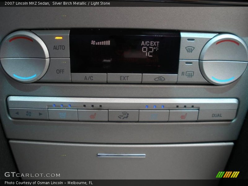 Silver Birch Metallic / Light Stone 2007 Lincoln MKZ Sedan