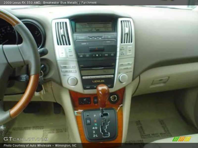 Breakwater Blue Metallic / Parchment 2009 Lexus RX 350 AWD