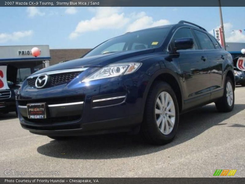 Stormy Blue Mica / Sand 2007 Mazda CX-9 Touring