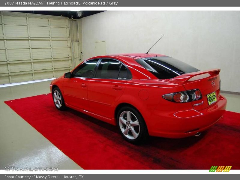 Volcanic Red / Gray 2007 Mazda MAZDA6 i Touring Hatchback