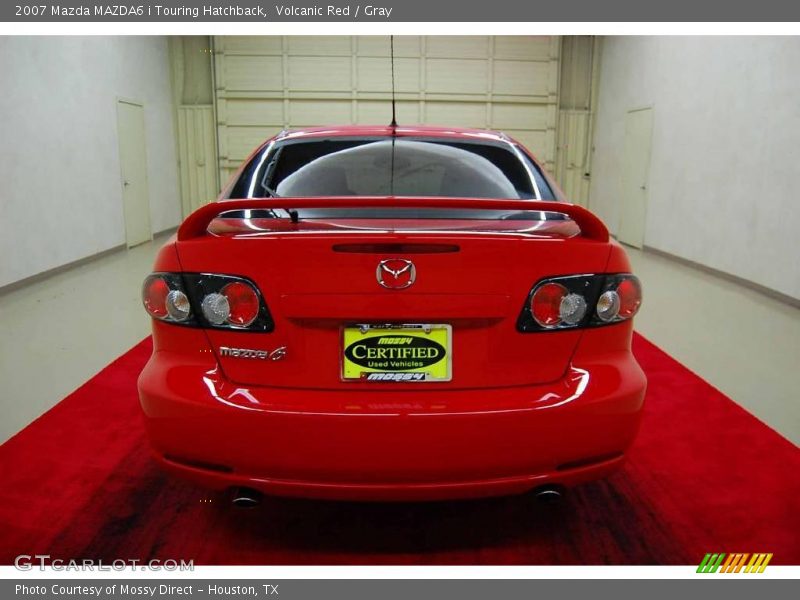 Volcanic Red / Gray 2007 Mazda MAZDA6 i Touring Hatchback