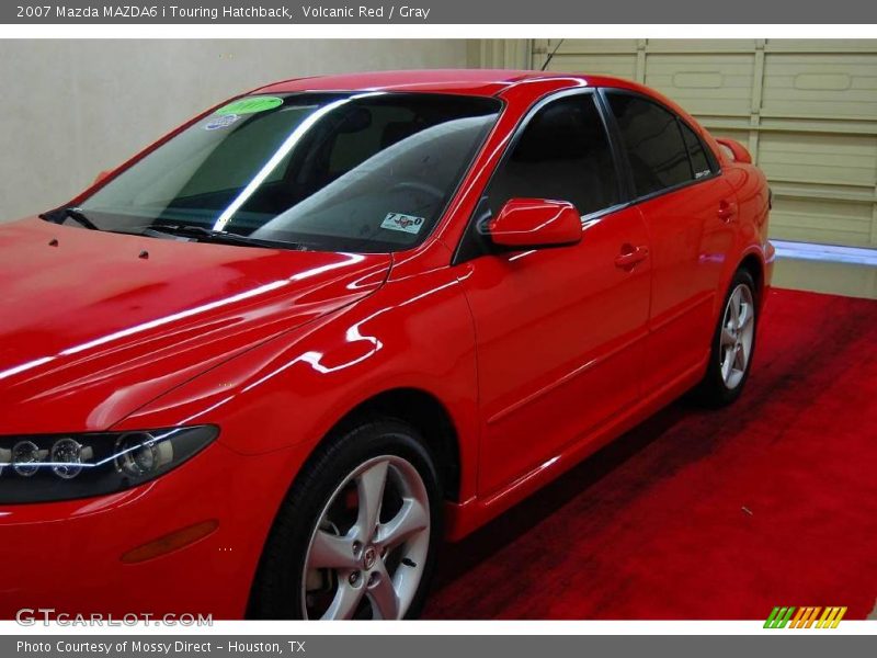 Volcanic Red / Gray 2007 Mazda MAZDA6 i Touring Hatchback