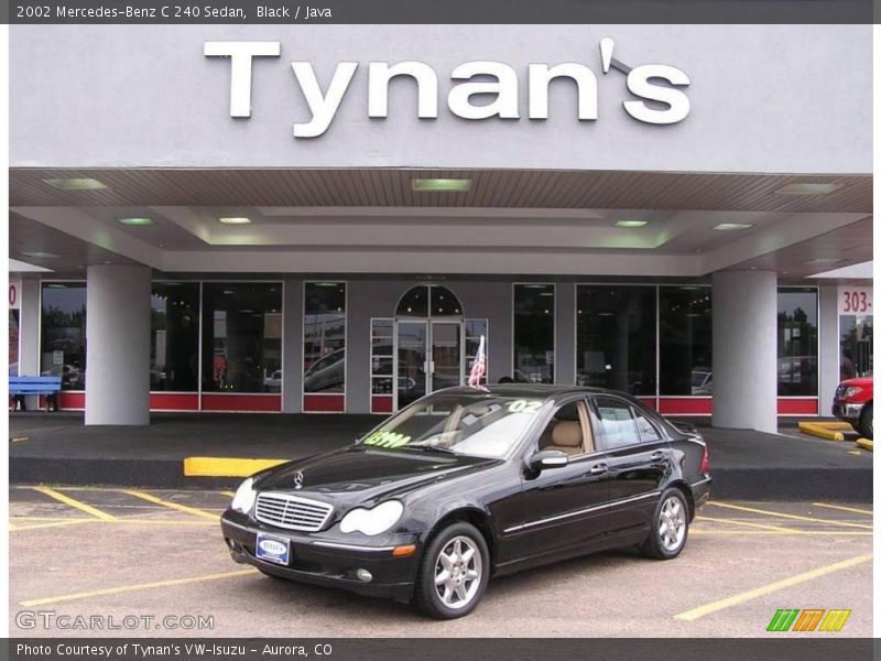 Black / Java 2002 Mercedes-Benz C 240 Sedan