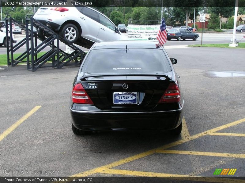 Black / Java 2002 Mercedes-Benz C 240 Sedan