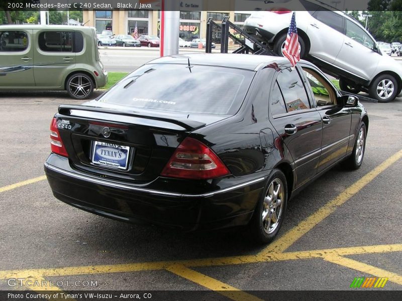 Black / Java 2002 Mercedes-Benz C 240 Sedan