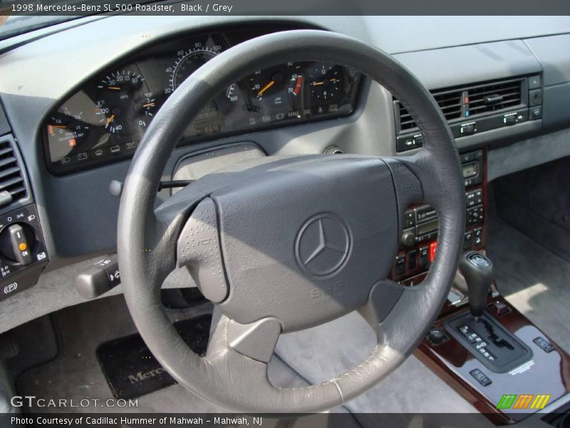 Black / Grey 1998 Mercedes-Benz SL 500 Roadster