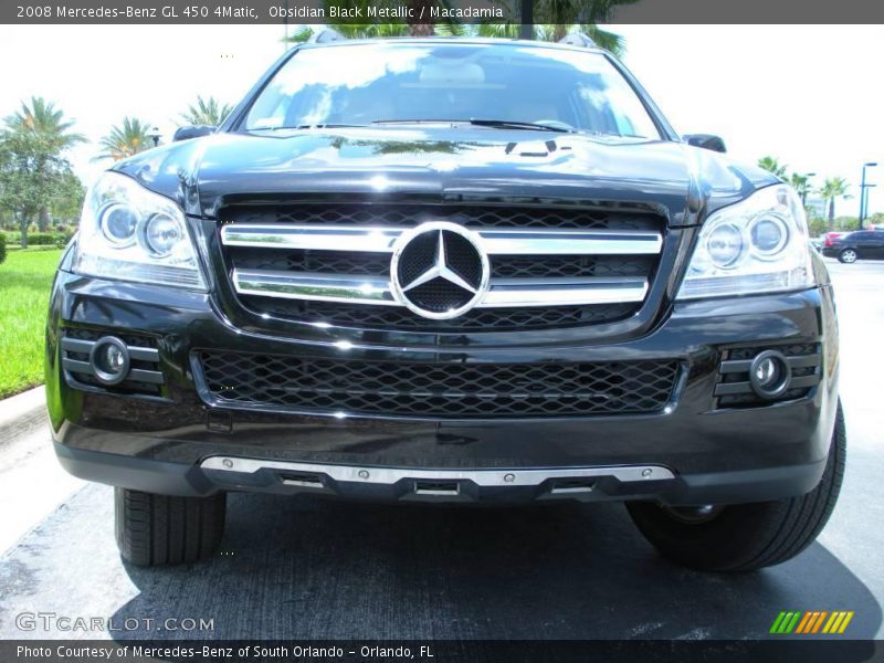 Obsidian Black Metallic / Macadamia 2008 Mercedes-Benz GL 450 4Matic