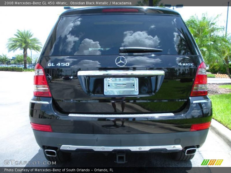 Obsidian Black Metallic / Macadamia 2008 Mercedes-Benz GL 450 4Matic
