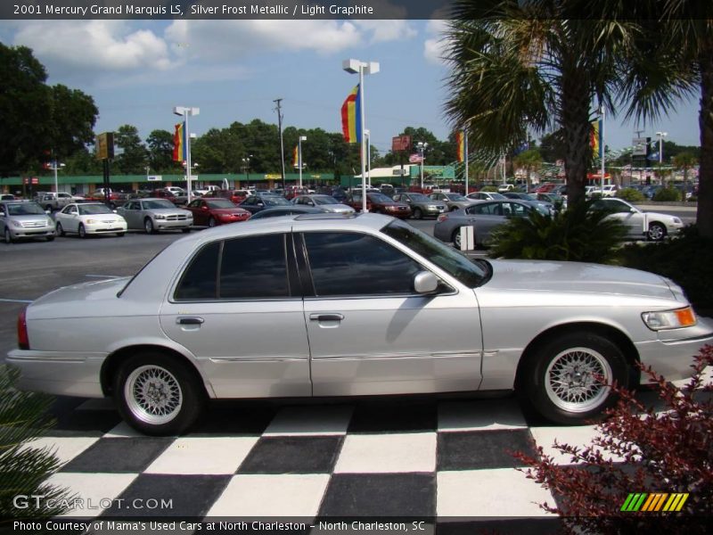 Silver Frost Metallic / Light Graphite 2001 Mercury Grand Marquis LS