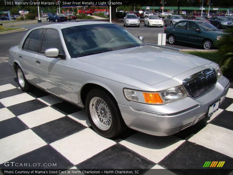 Silver Frost Metallic / Light Graphite 2001 Mercury Grand Marquis LS