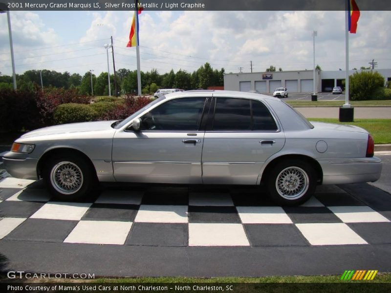 Silver Frost Metallic / Light Graphite 2001 Mercury Grand Marquis LS