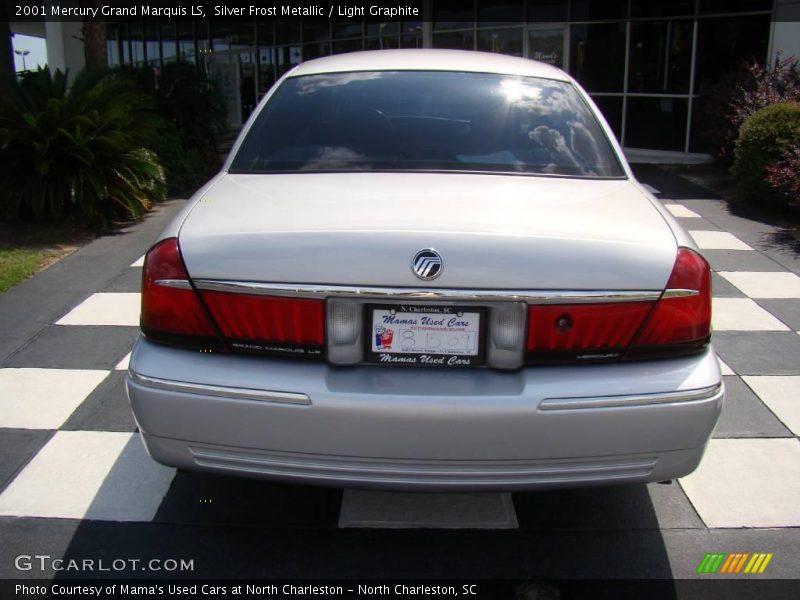 Silver Frost Metallic / Light Graphite 2001 Mercury Grand Marquis LS