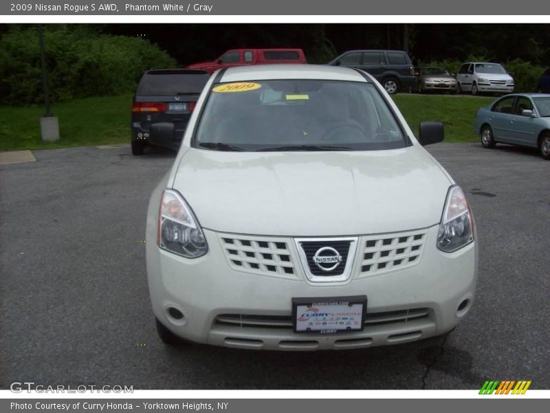 Phantom White / Gray 2009 Nissan Rogue S AWD
