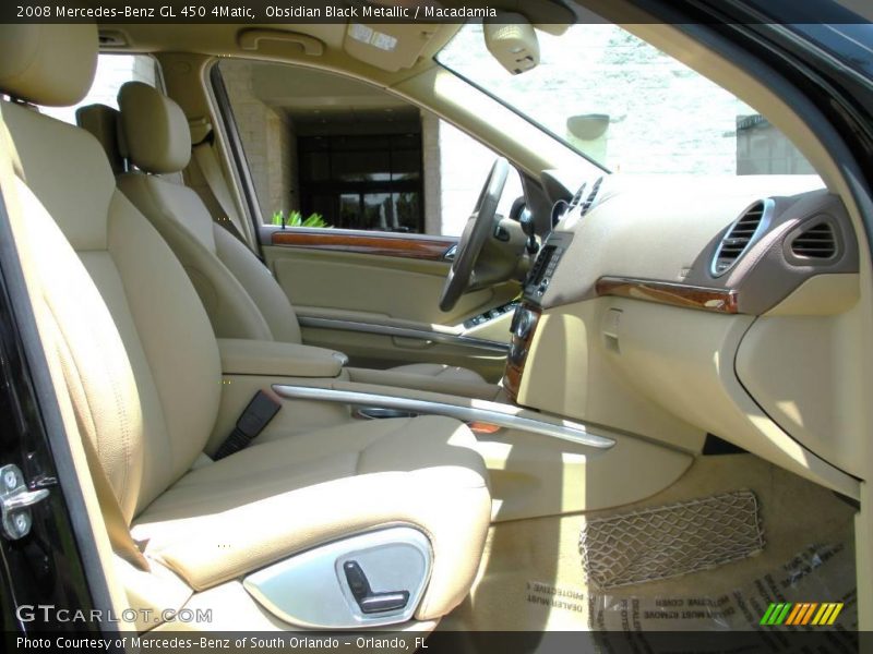 Obsidian Black Metallic / Macadamia 2008 Mercedes-Benz GL 450 4Matic