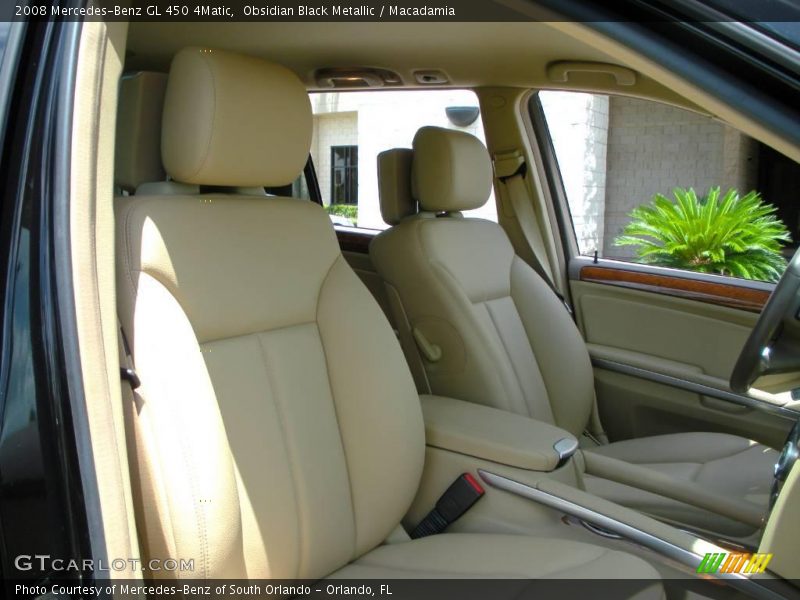 Obsidian Black Metallic / Macadamia 2008 Mercedes-Benz GL 450 4Matic