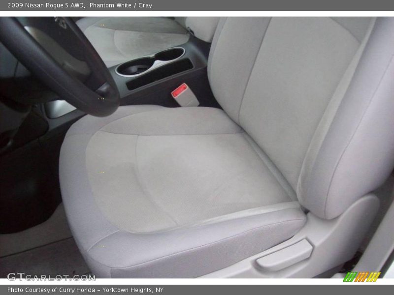 Phantom White / Gray 2009 Nissan Rogue S AWD