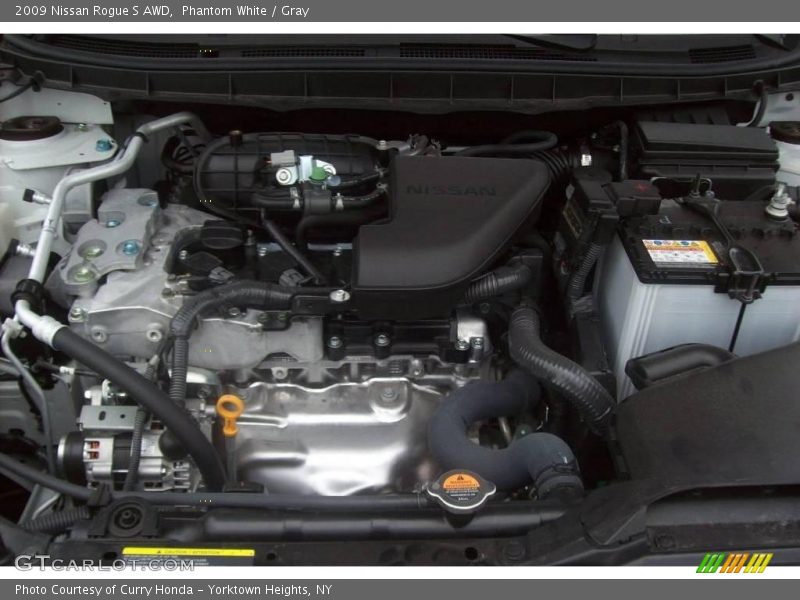 Phantom White / Gray 2009 Nissan Rogue S AWD