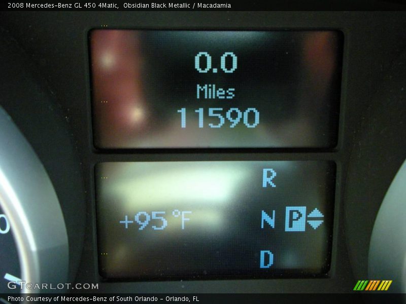 Obsidian Black Metallic / Macadamia 2008 Mercedes-Benz GL 450 4Matic