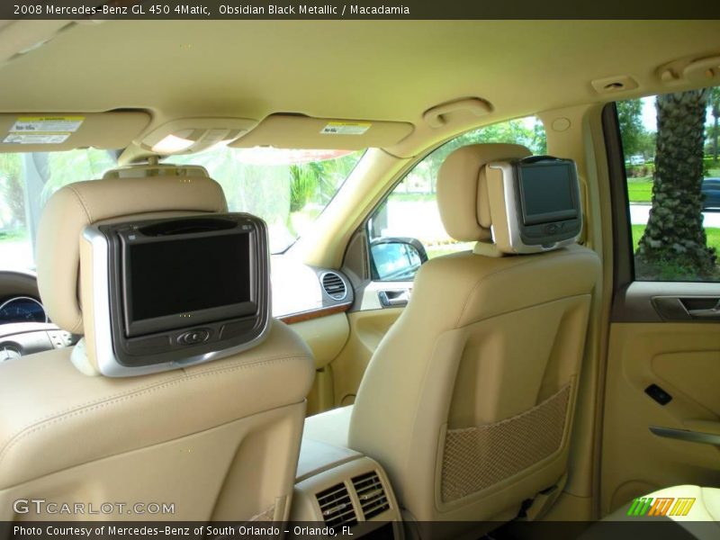 Obsidian Black Metallic / Macadamia 2008 Mercedes-Benz GL 450 4Matic