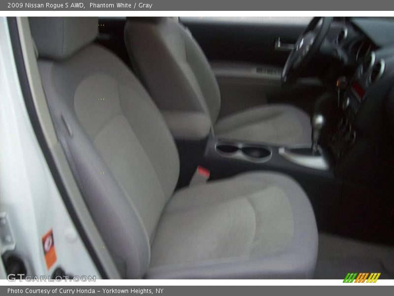 Phantom White / Gray 2009 Nissan Rogue S AWD