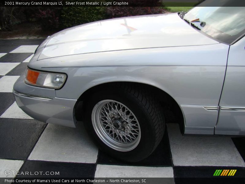 Silver Frost Metallic / Light Graphite 2001 Mercury Grand Marquis LS
