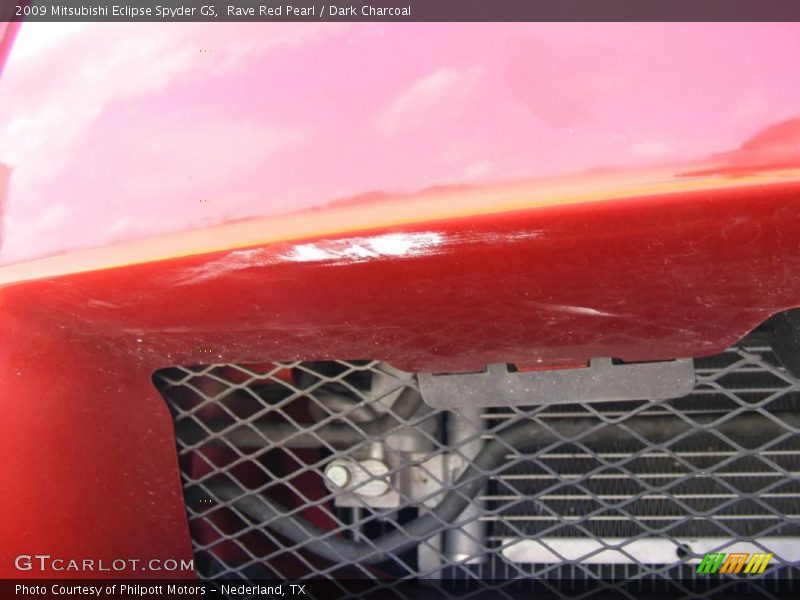 Rave Red Pearl / Dark Charcoal 2009 Mitsubishi Eclipse Spyder GS