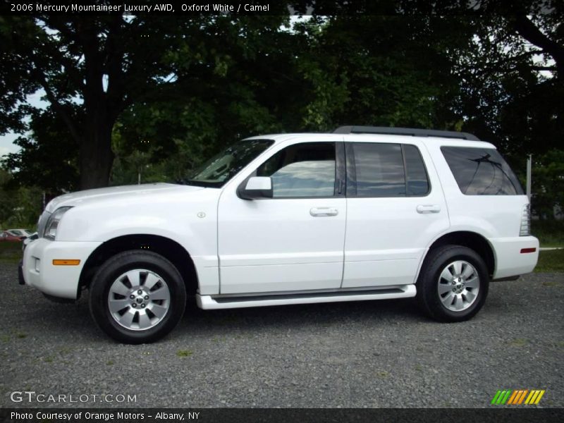 Oxford White / Camel 2006 Mercury Mountaineer Luxury AWD