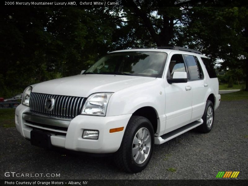 Oxford White / Camel 2006 Mercury Mountaineer Luxury AWD