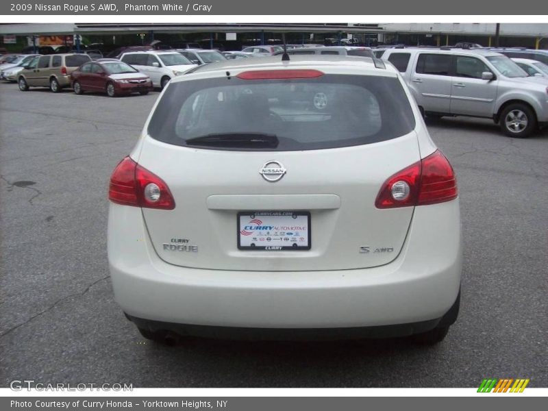 Phantom White / Gray 2009 Nissan Rogue S AWD