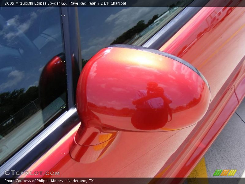 Rave Red Pearl / Dark Charcoal 2009 Mitsubishi Eclipse Spyder GS