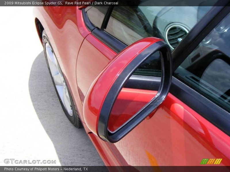 Rave Red Pearl / Dark Charcoal 2009 Mitsubishi Eclipse Spyder GS