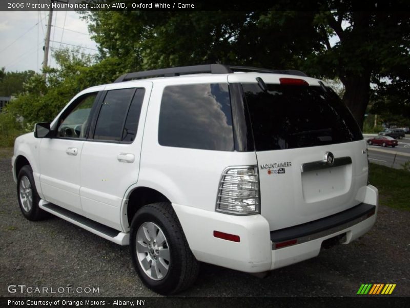 Oxford White / Camel 2006 Mercury Mountaineer Luxury AWD