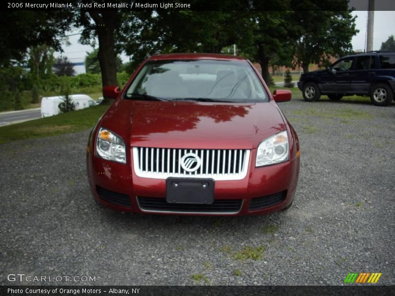Vivid Red Metallic / Medium Light Stone 2006 Mercury Milan I4