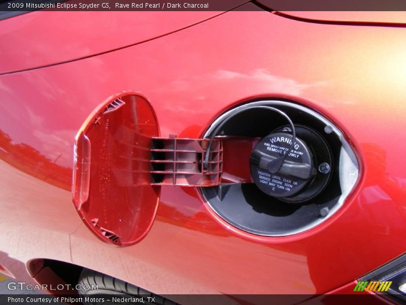 Rave Red Pearl / Dark Charcoal 2009 Mitsubishi Eclipse Spyder GS