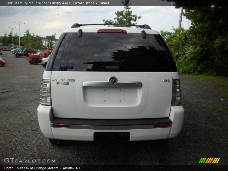 Oxford White / Camel 2006 Mercury Mountaineer Luxury AWD