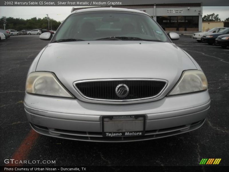 Silver Frost Metallic / Medium Graphite 2002 Mercury Sable GS Sedan