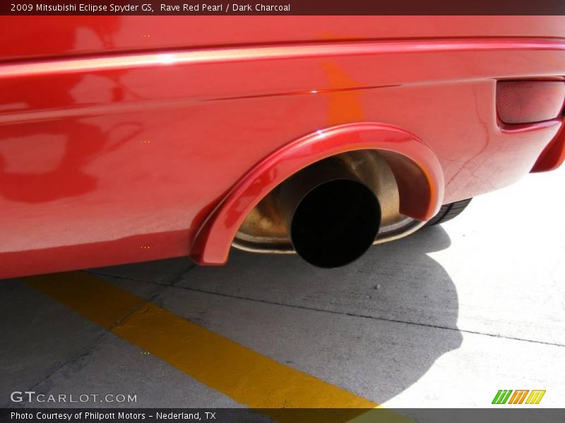 Rave Red Pearl / Dark Charcoal 2009 Mitsubishi Eclipse Spyder GS