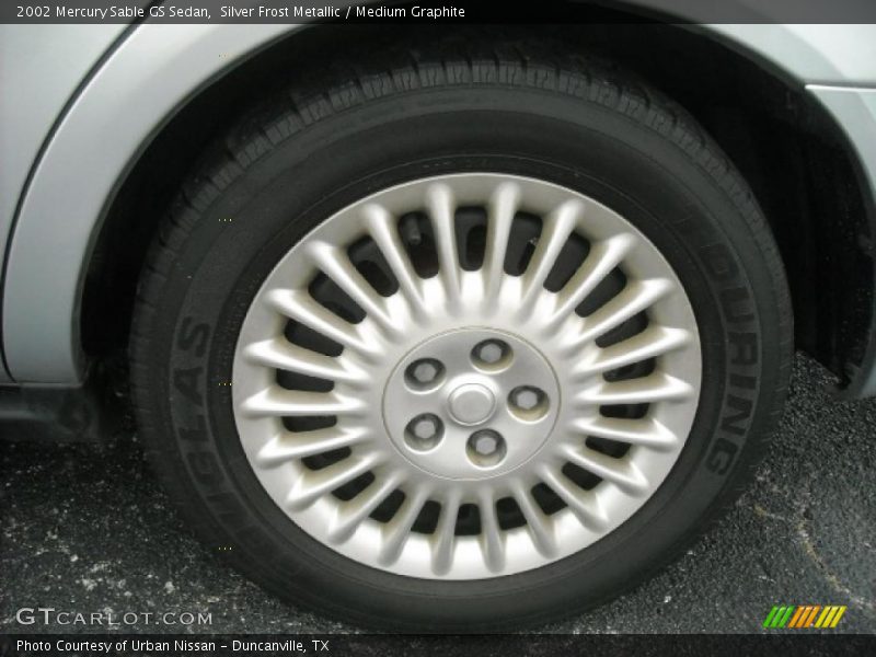 Silver Frost Metallic / Medium Graphite 2002 Mercury Sable GS Sedan