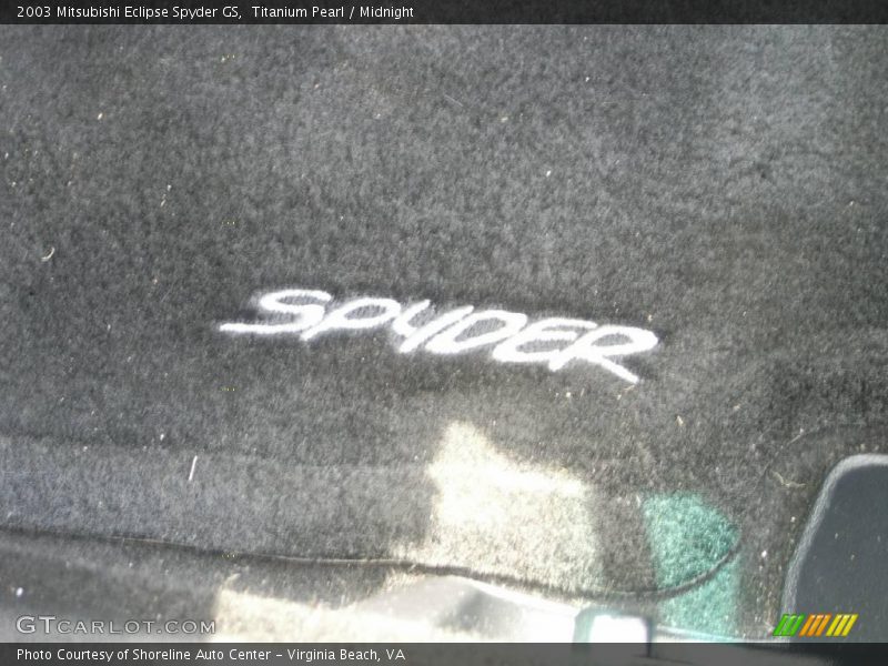 Titanium Pearl / Midnight 2003 Mitsubishi Eclipse Spyder GS