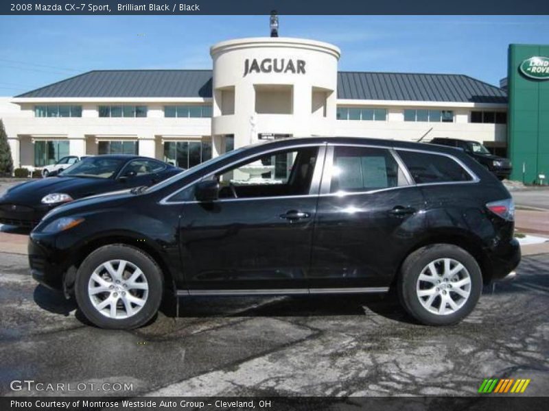 Brilliant Black / Black 2008 Mazda CX-7 Sport